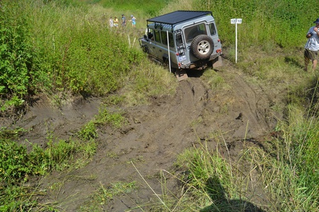Battling the mud