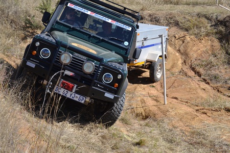 Turns and axle twisters with a trailer in tow