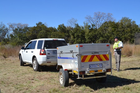 Tiaan's Freelander doing well on the day