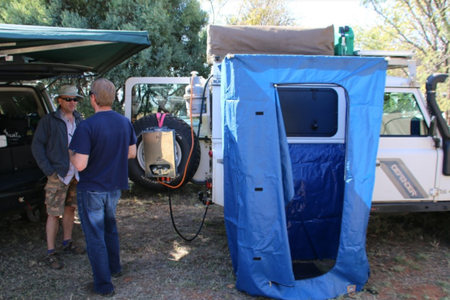 Very well kitted vehicles on display