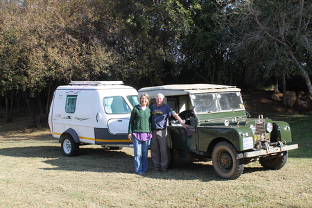 Ian and Amanda Simpson with their 1952 Series