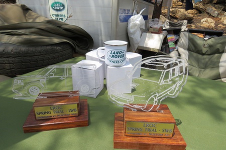 The trophies sponsored by Kustomart