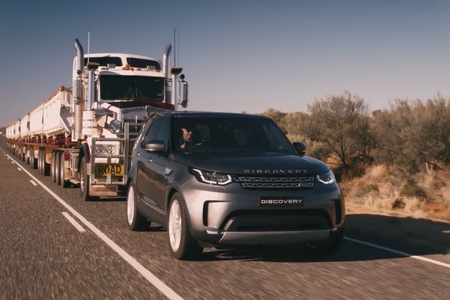Discovery Tows 110 Tonnes of Road Train